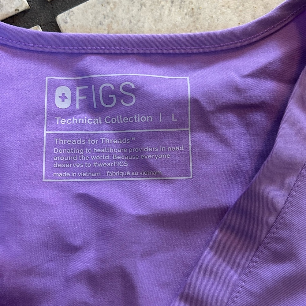 Figs Lavender Technical Collection Top